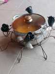Podgrzewacz do potraw metaloplastyka handmade