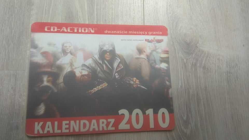 Kalendarz gracza 2010 , podkładka pod myszkę  cda action