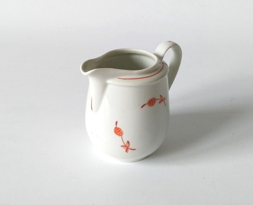 Mlecznik porcelana biała art deco cynober Uhlstädt