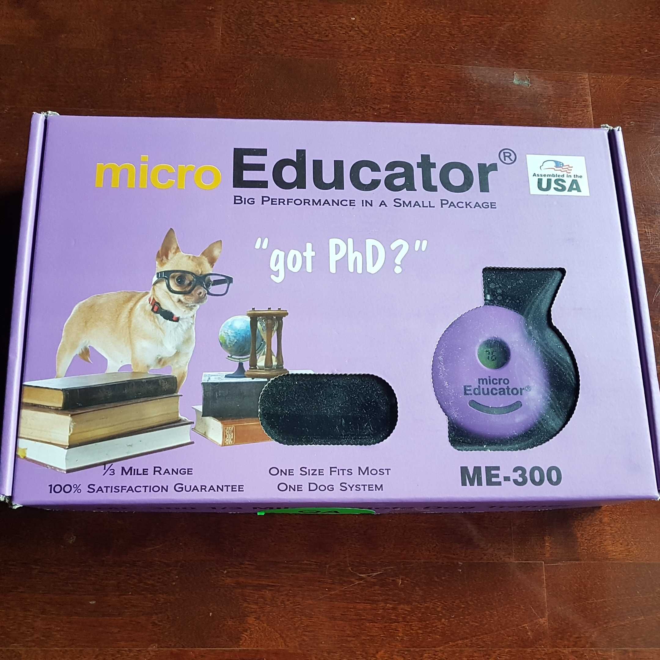 obroża elektryczna educator PILOT fiolet ME-300 stan idealny