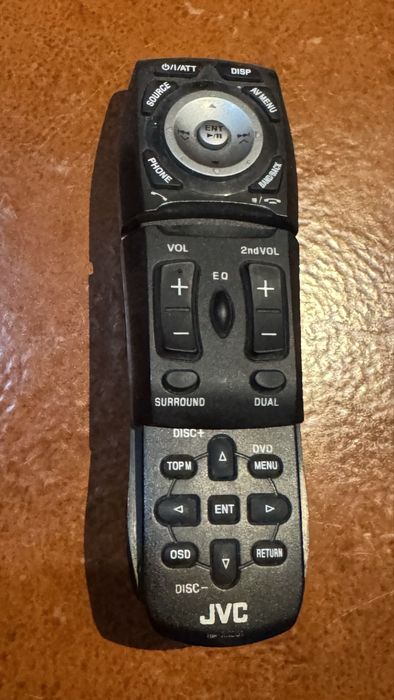 Auto radio 2din JVC KW-AVX800 basculante DVD com comando