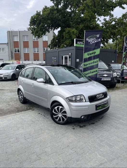 Audi A2/1.4d// klima // szyber// opłaty na ROK// do miasta// zamiana