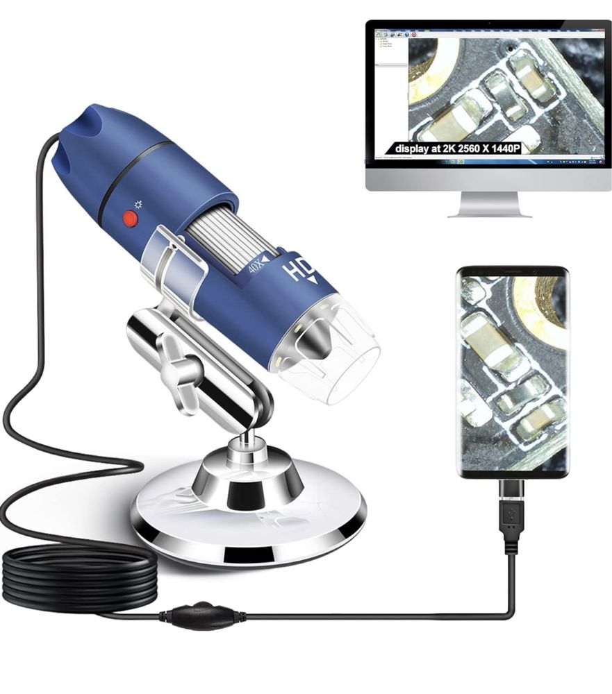 Mikroskop cyfrowy 2K USB do komputera z systemem Android