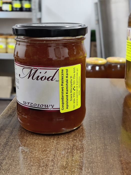 Prawdziwy MIÓD PSZCZELI Wrzosowy - na prostatę 2025 wysyłka OLX
