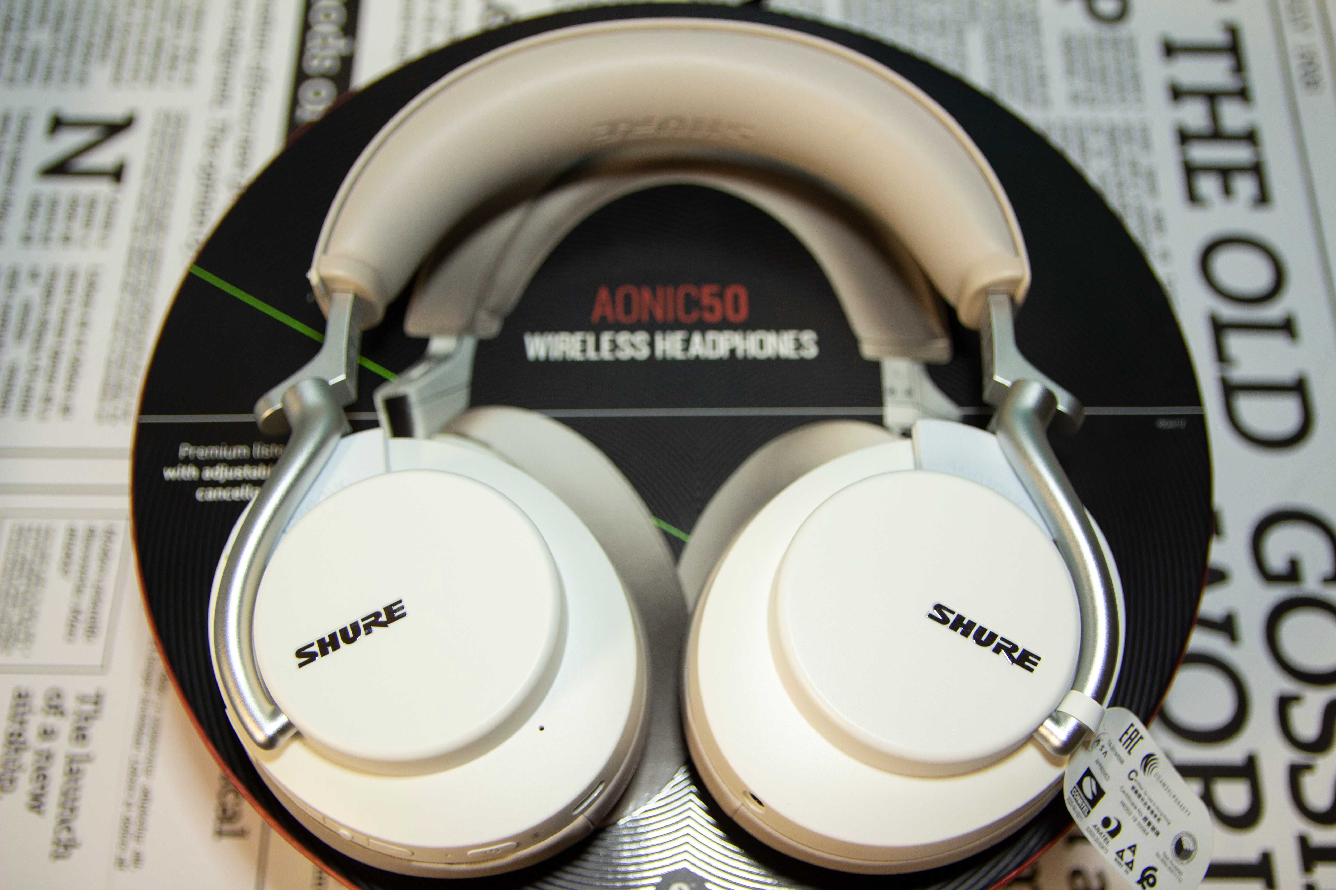 ‼️Стан НОВИХ 9.9/10! Shure Aonic 50(White) беспроводные блютуз наушник