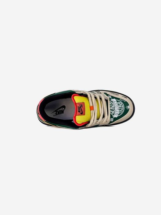 Чоловічі кросівки Nike SB Dunk Low x Stussy BMW кольорові NK704 ТОП