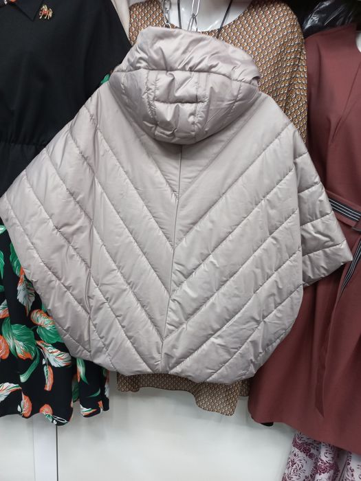 Куртка автоледі- пончо, демісезон