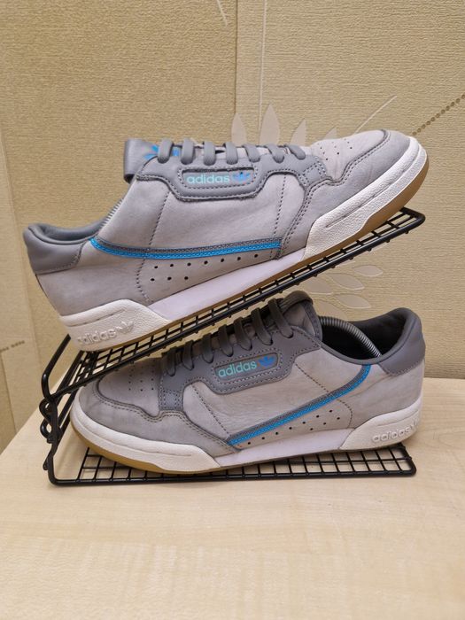 adidas Continental 80 TfL Elizabeth Line Grey Aqua Blue