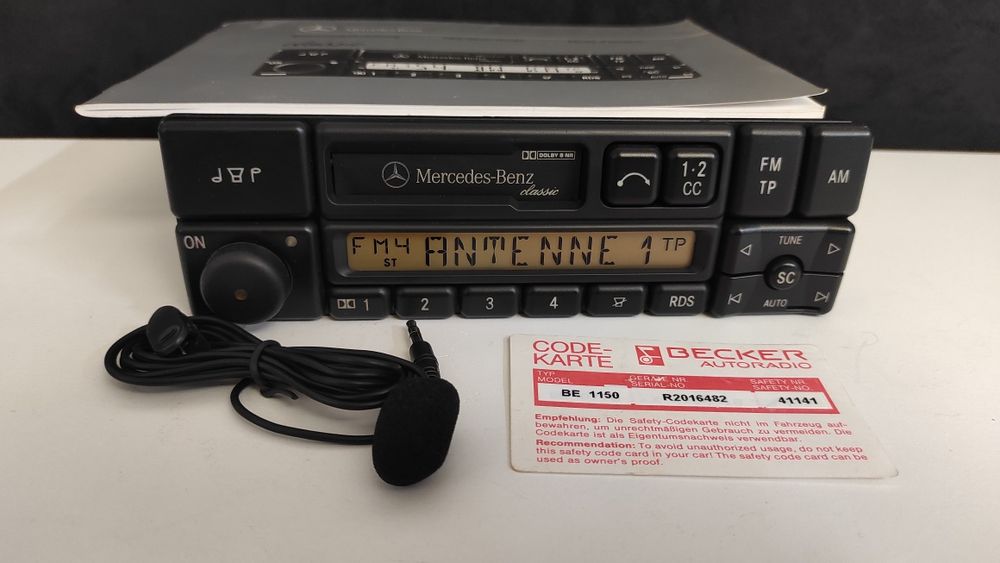 Radio Becker Classic MERCEDES R107 W126 W201 R129 W140 w123 w202 w210
