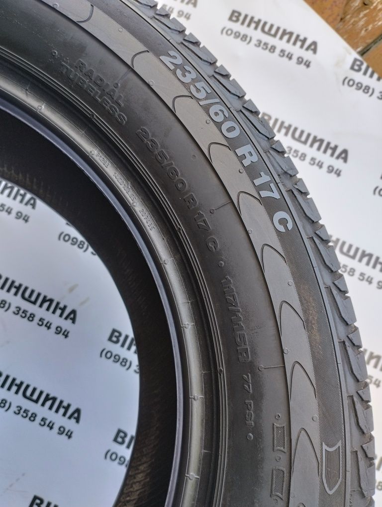 Шини 235/60 R 17C Continental Vanco 2. Літо комплект. Колеса склад.