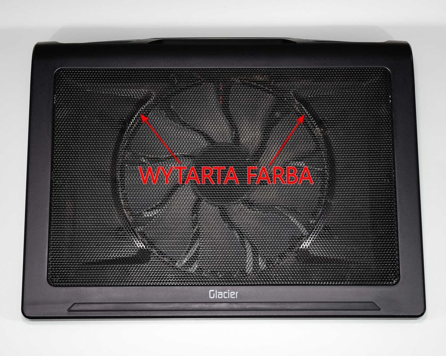 Podstawka chłodząca SilentiumPC Glacier NC400 do laptopa 17,3", czarna