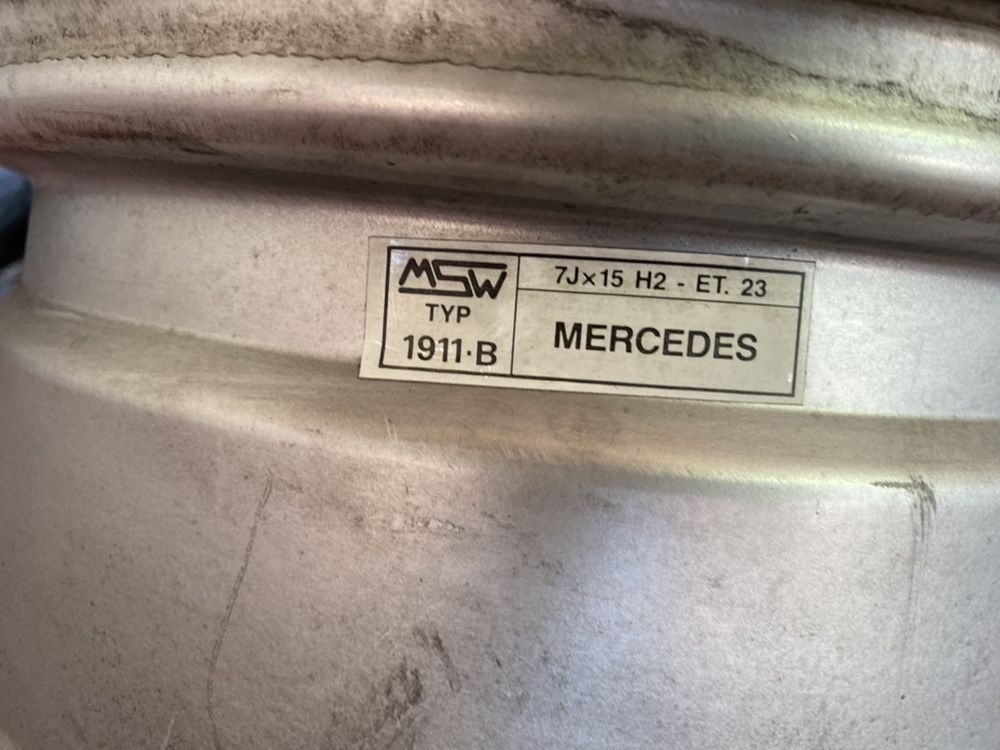 3 jantes  15” 5x112 bbs mahle mercedes w123 w201 oz msw classicos vw