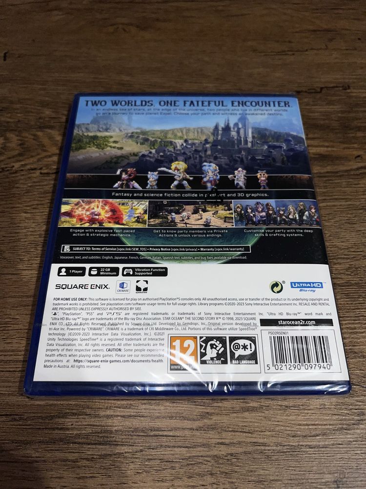 Star Ocean Second Story R PS5