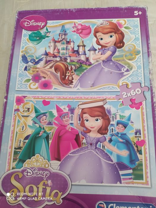 Dwa komplet puzzli 8 zł wyprzedaż