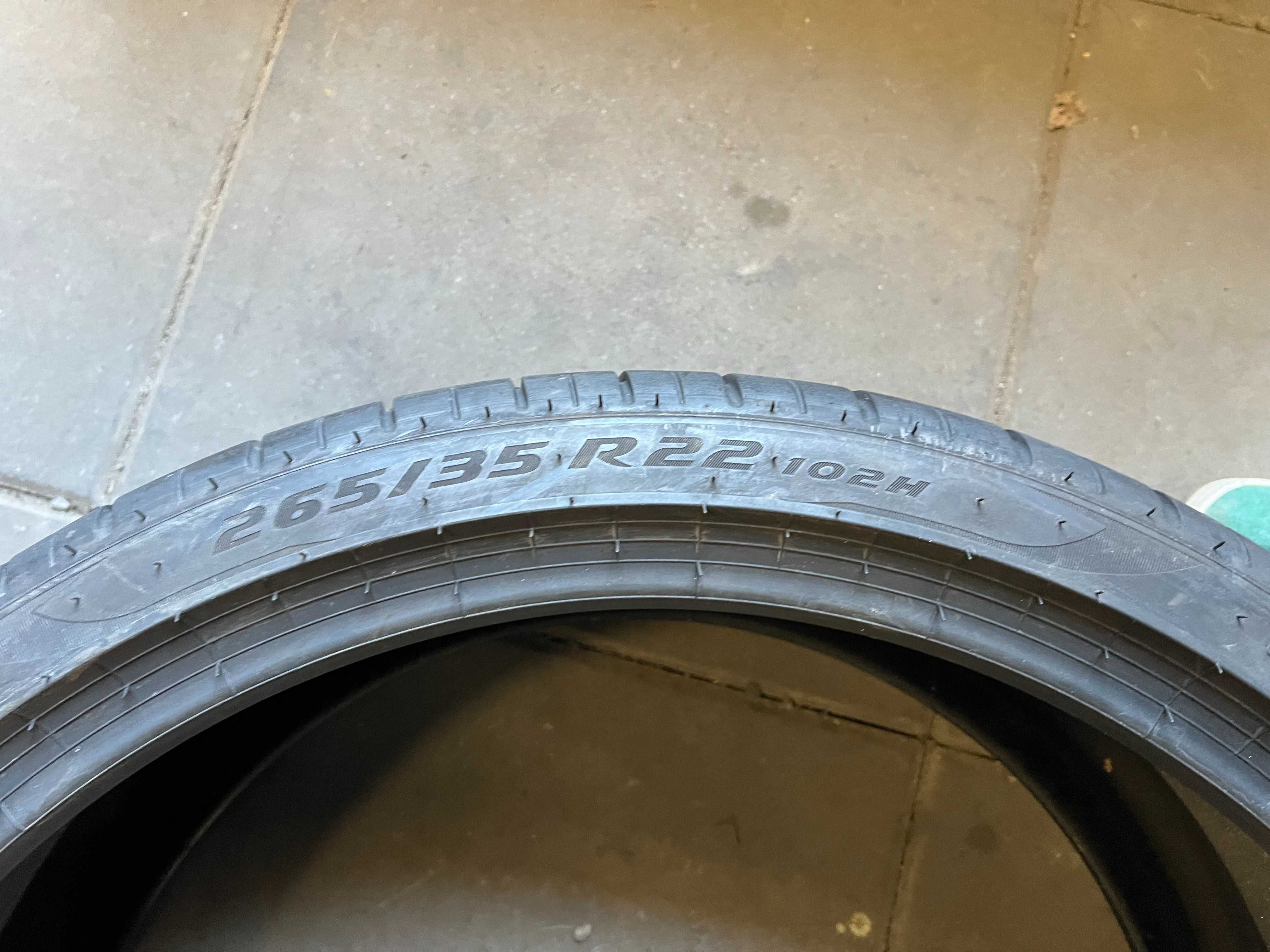 Opony letnie DEMO 265/35/R22 Pirelli P Zero PZ4 / 2022r - 4 sztuki