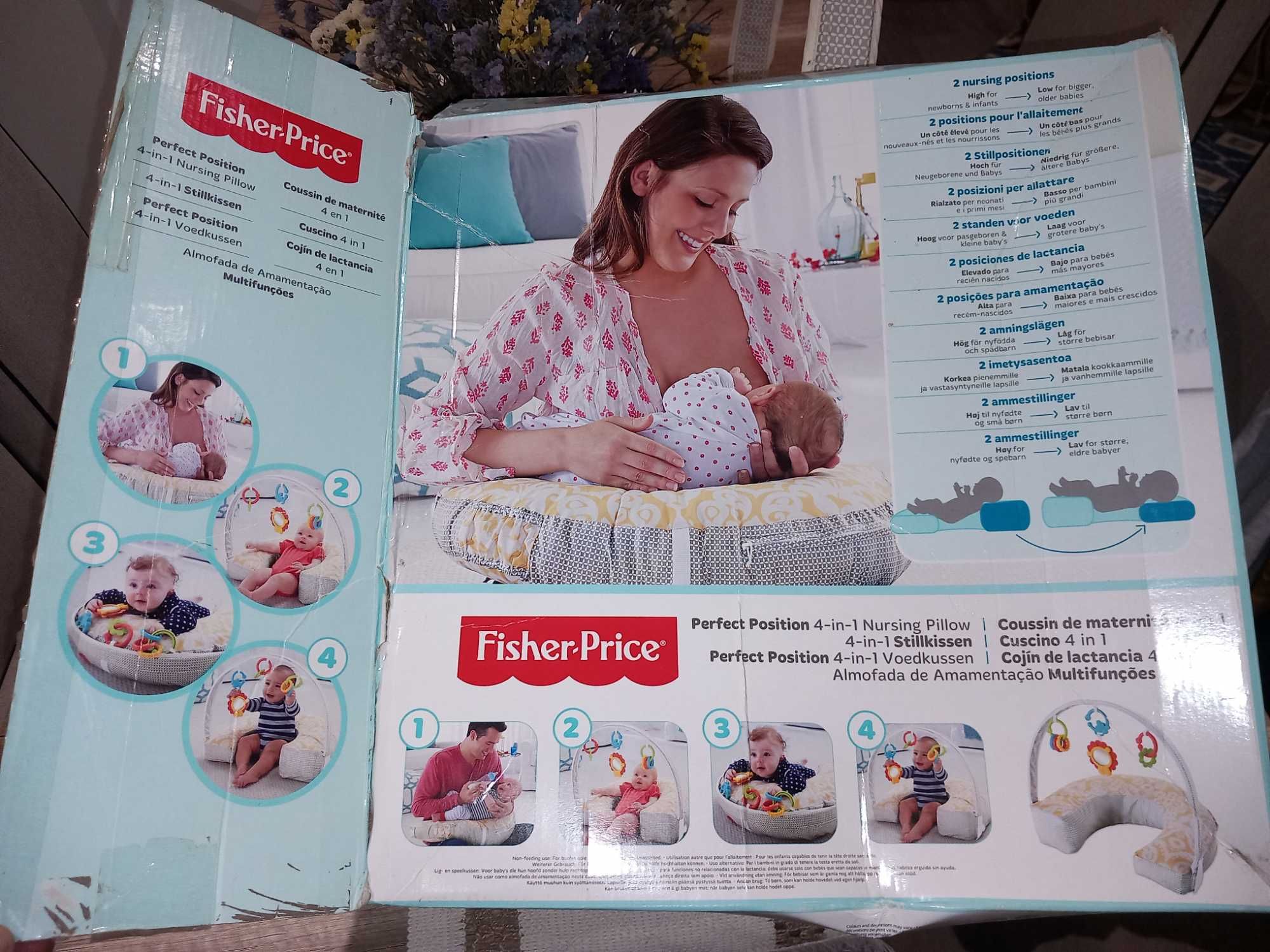 Almofada fisher-price de bebe