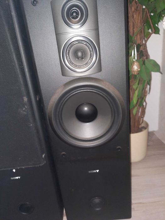 Amplituner Panasonic + 2 kolumny Sony 200W