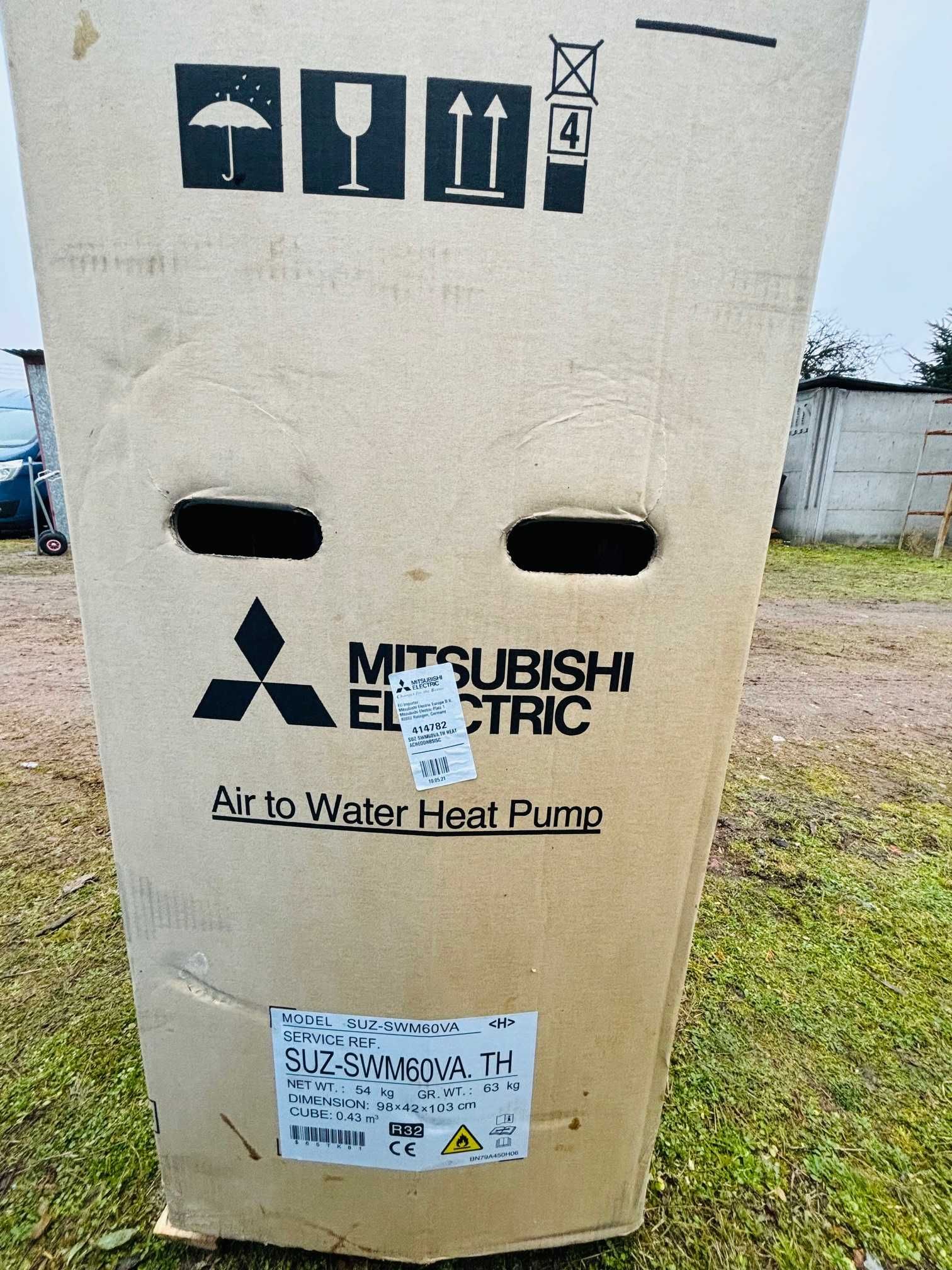 Pompa ciepła jednostka zewnętrzna Mitsubishi SUZ-SWM60VA