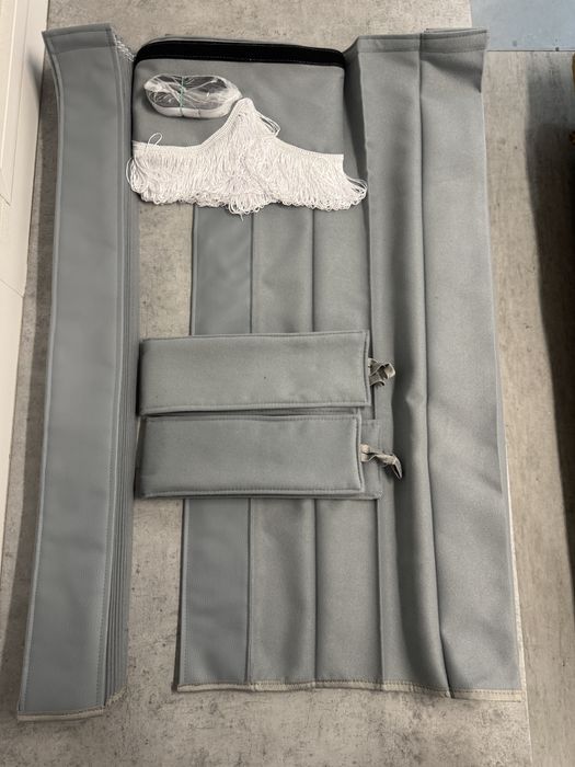 Zaslony kabiny tir scania man daf mercedes volvo plisowane