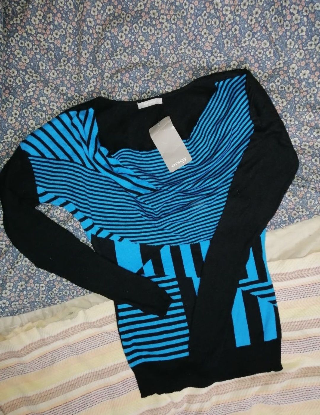 Sweter Sweterek W paski pasy ORSAY Nowy z metką XS, S