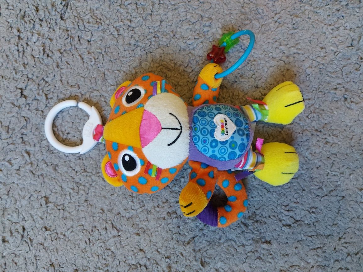 Леопард Lamaze підвіска іграшка тактильна