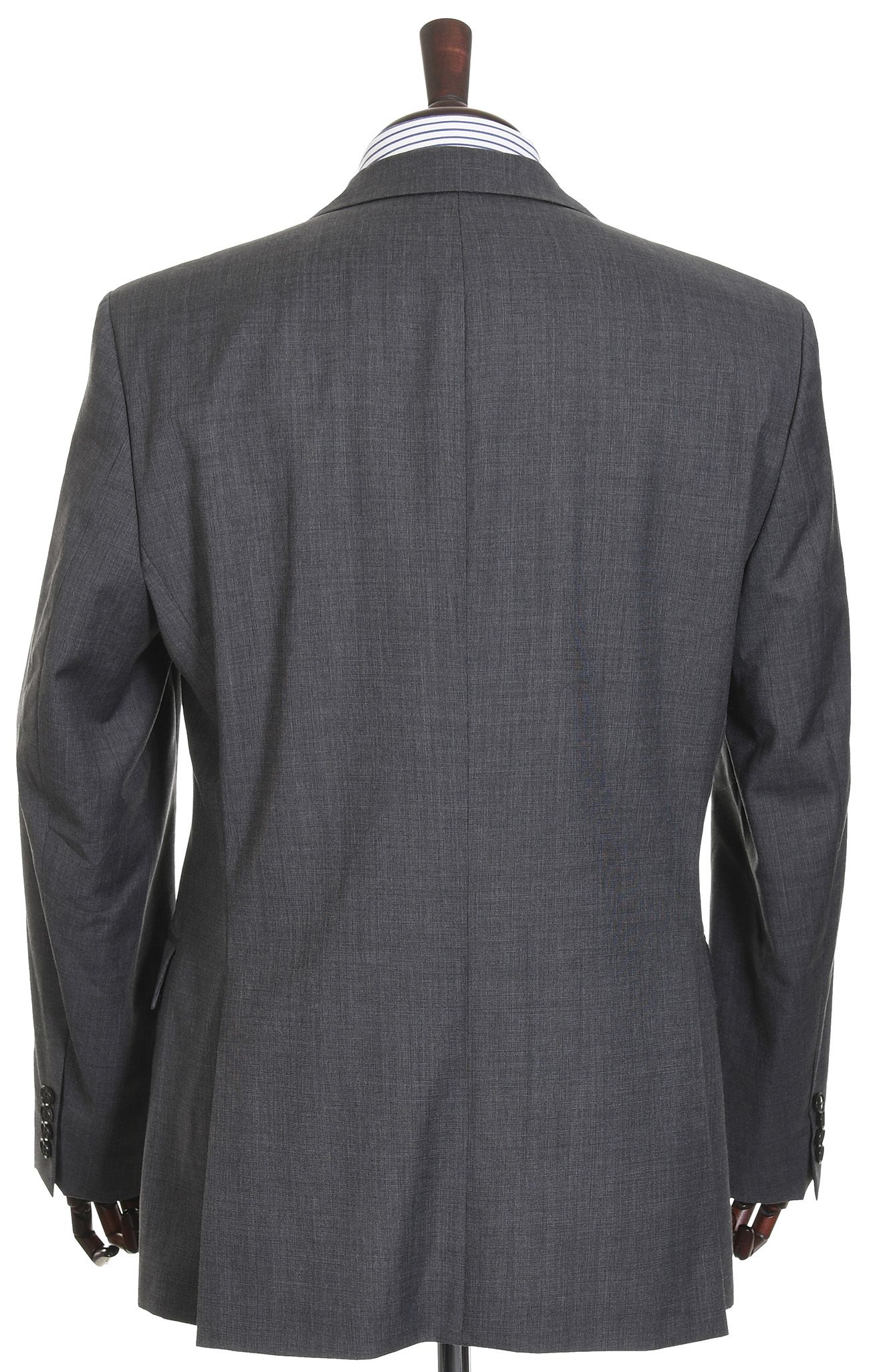 HUGO BOSS elegancka szara marynarka męska w melanżu 100% wełna r. 52