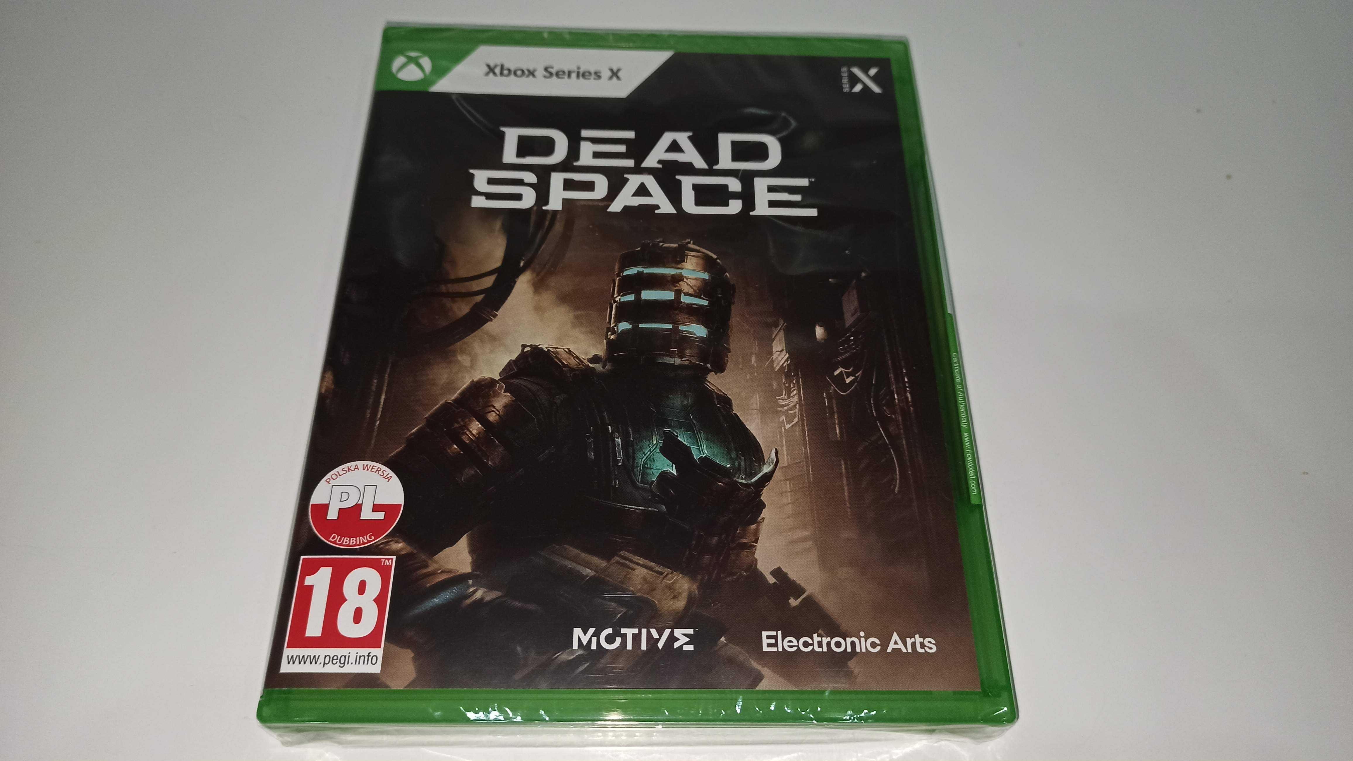 xbox series x DEAD SPACE REMAKE mówią po polsku, horror SF nowa! Folia