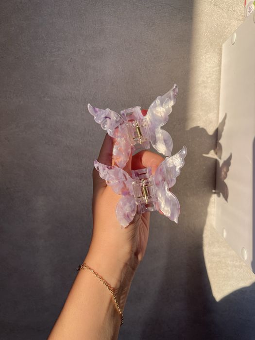 Метелик бабочка заколки Крабик заколка зажим бабка Zara Зара