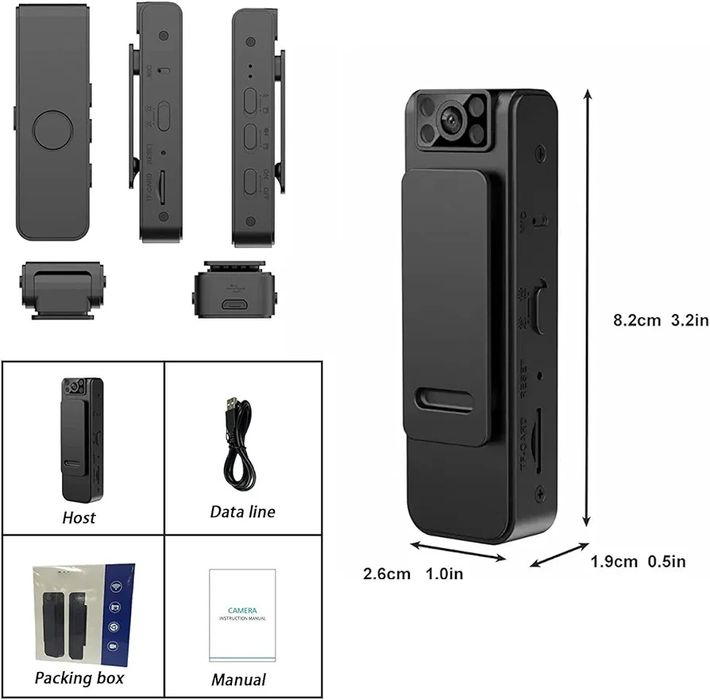 Câmera de ação WiFi HD
