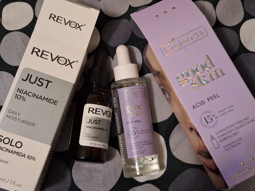 Bielenda Good Skin Acid Peel peeling kwasowy + Revox Just niacynamid