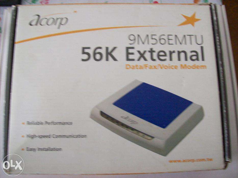 модем Acorp 56k External 9m56emtu