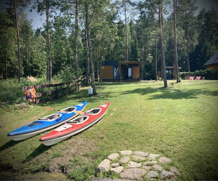 Domki nad jeziorem Domek Mazury Noclegi Mazurach Własna Linia brzegowa
