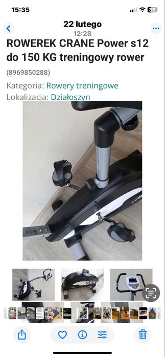 Stacjonarny rower elektromagnetyczny