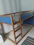 Łóżko piętrowe Ikea KURA