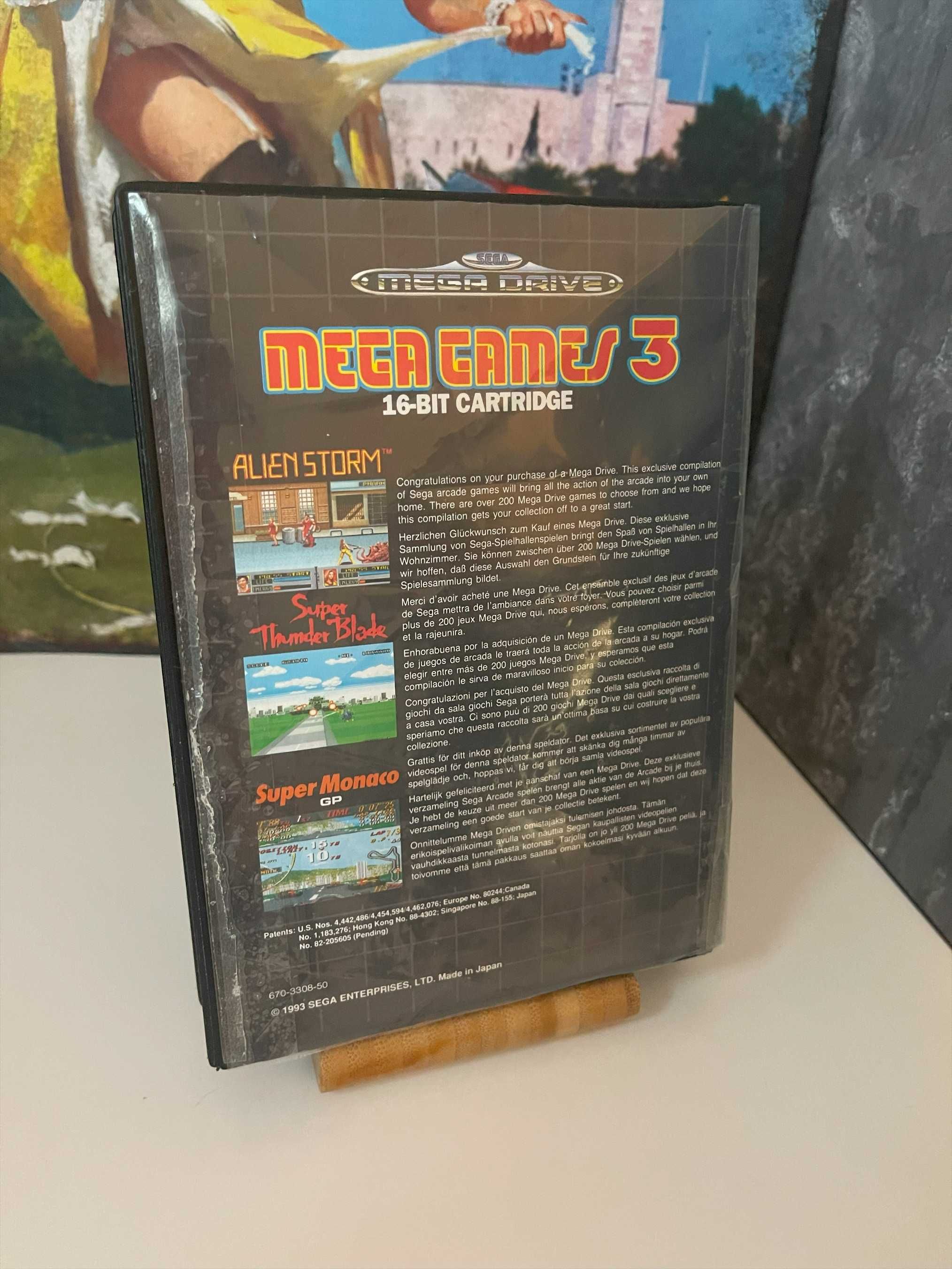 Mega Games 3 (Alien Storm, Thunder Blade, Monaco GP) - Sega Mega Drive