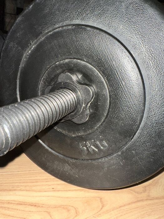 Гантелі та гриф з вагою 50 кг