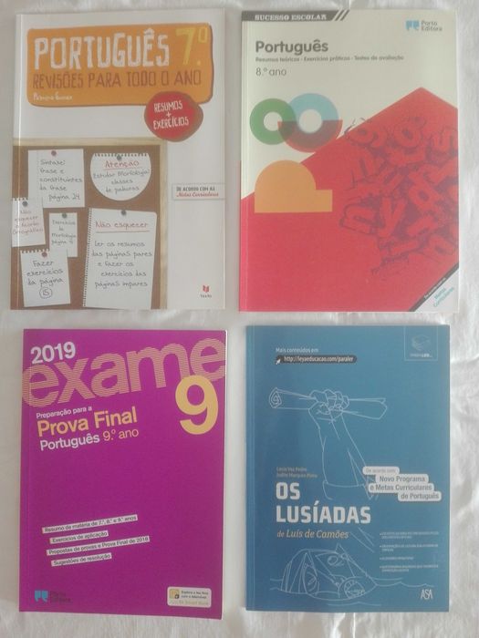 Português Revisões7ºAno/8ºano/9ºano+OsLusíadas(excertos/orientações..)