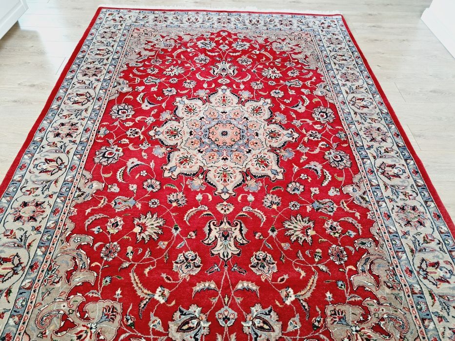 Przepiękny Irański salonowy dywan Isfahan 190x288cm.Nr 1436