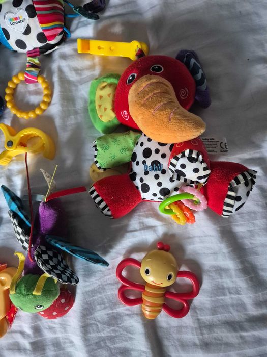 Zabawki dla maluszka 8 szt Lamaze Chicco Fisher Price 3-9 mcy