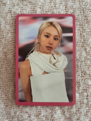 Twice Chaeyoung - karta POB preorder z Ready to be - wersja różowa