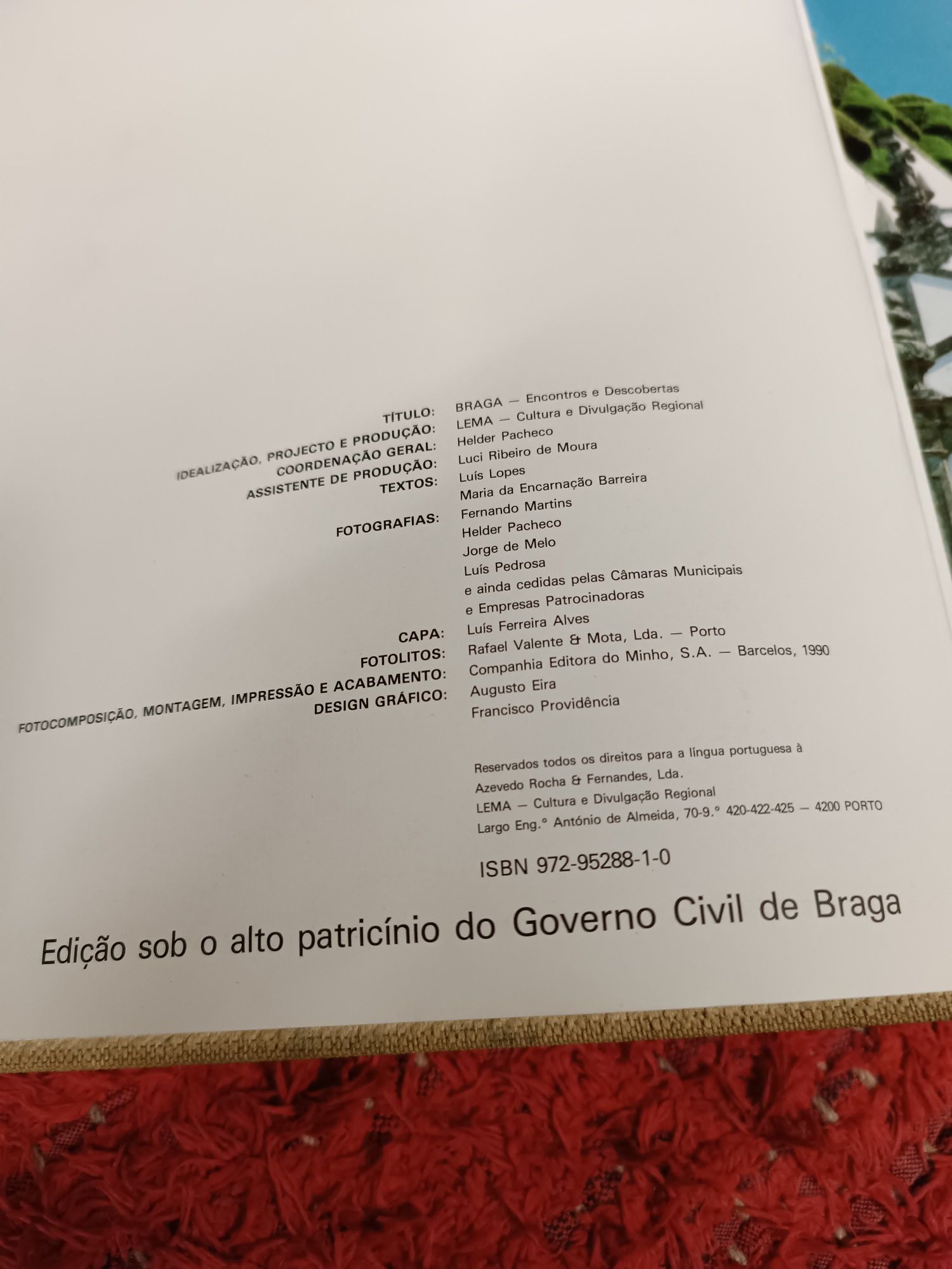 Braga Encontros e Descobertas livro