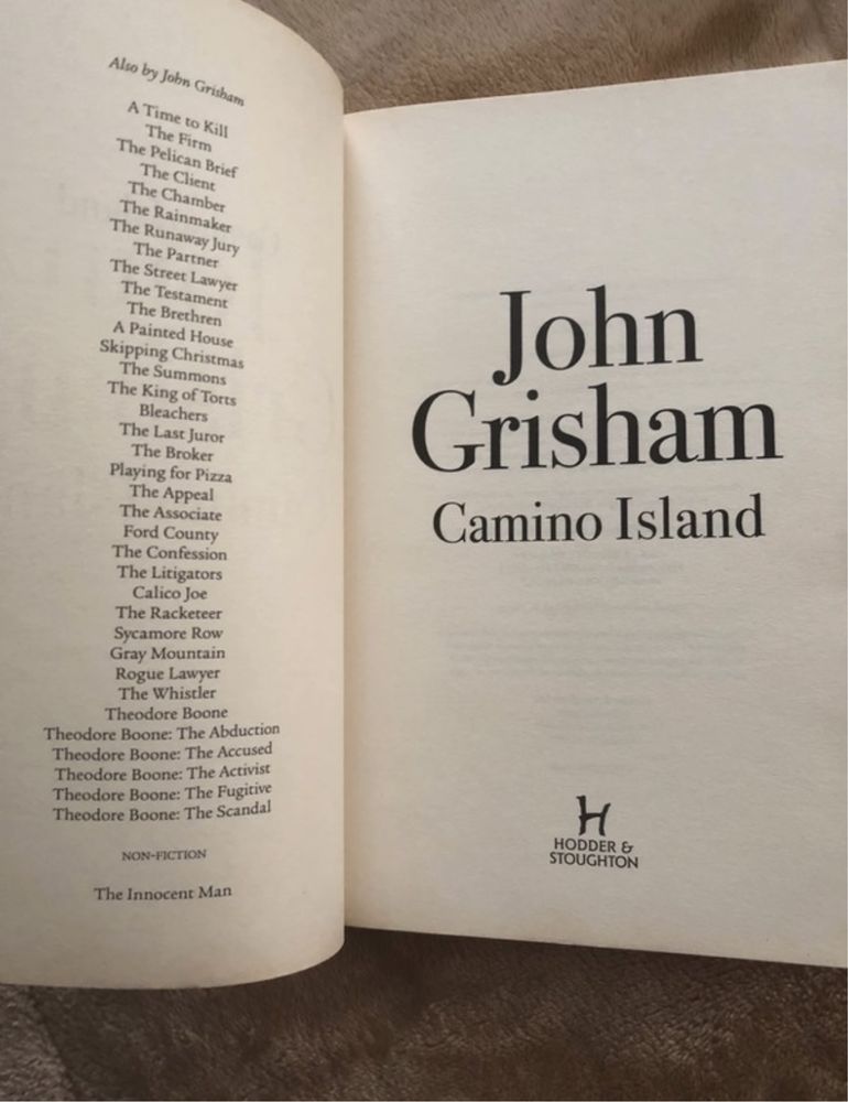 Livro Camino island by John grisham