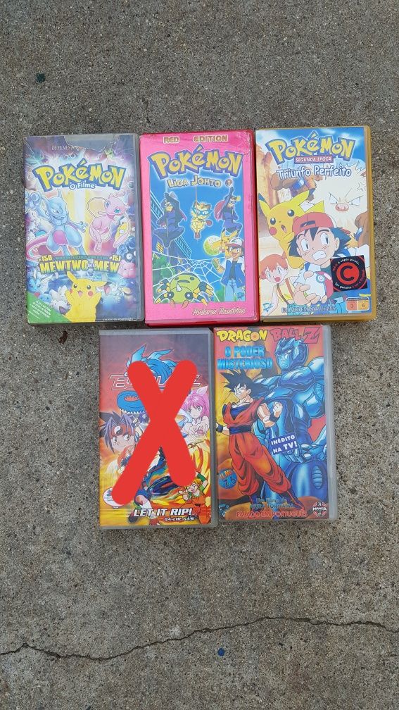 Cassetes vhs bom estado