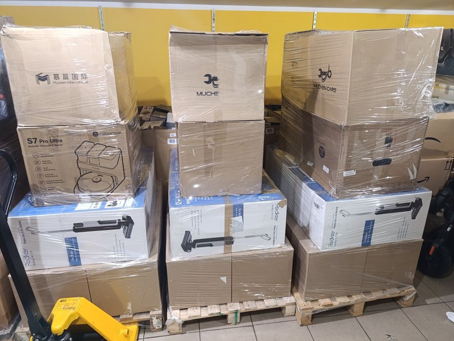 Palety AGD zwroty palety mix Dreame Roborock