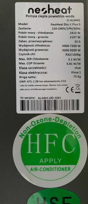 Pompa ciepła Neoheat Eko II 9 kW | NOWA | Super Oferta