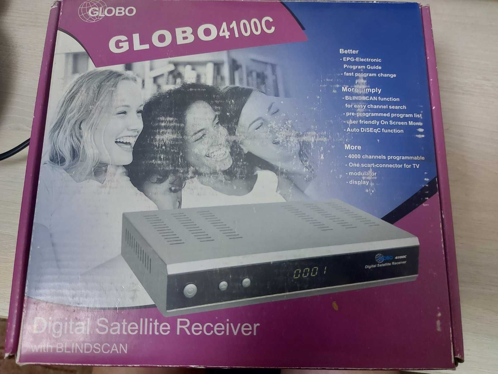 Продам спутниковую тарелку с тюнером GLOBO4100
