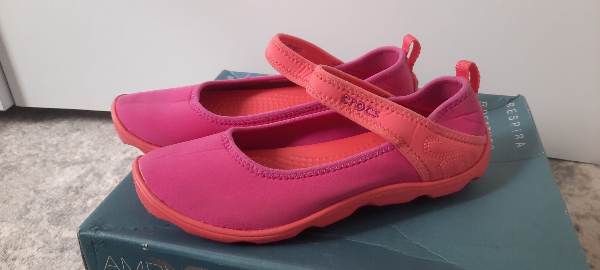 Crocs мокасины туфли балетки 32-33 розмір.