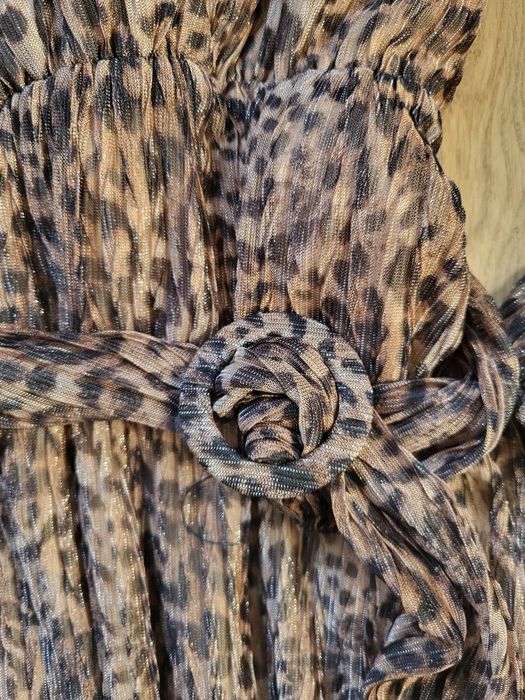 Sukienka MAXI panterka