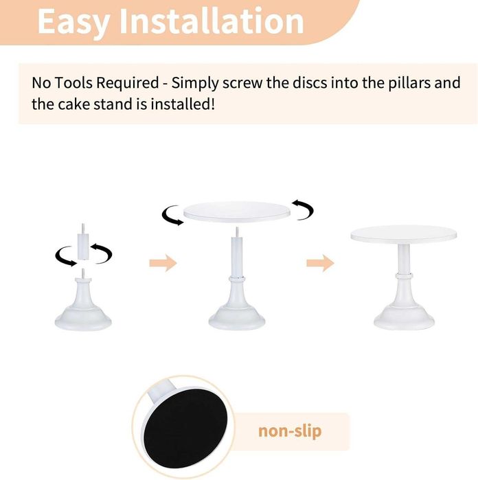 Nowa okrągła patera / podstawa / tacka /stojak / taca 25cm !3686!