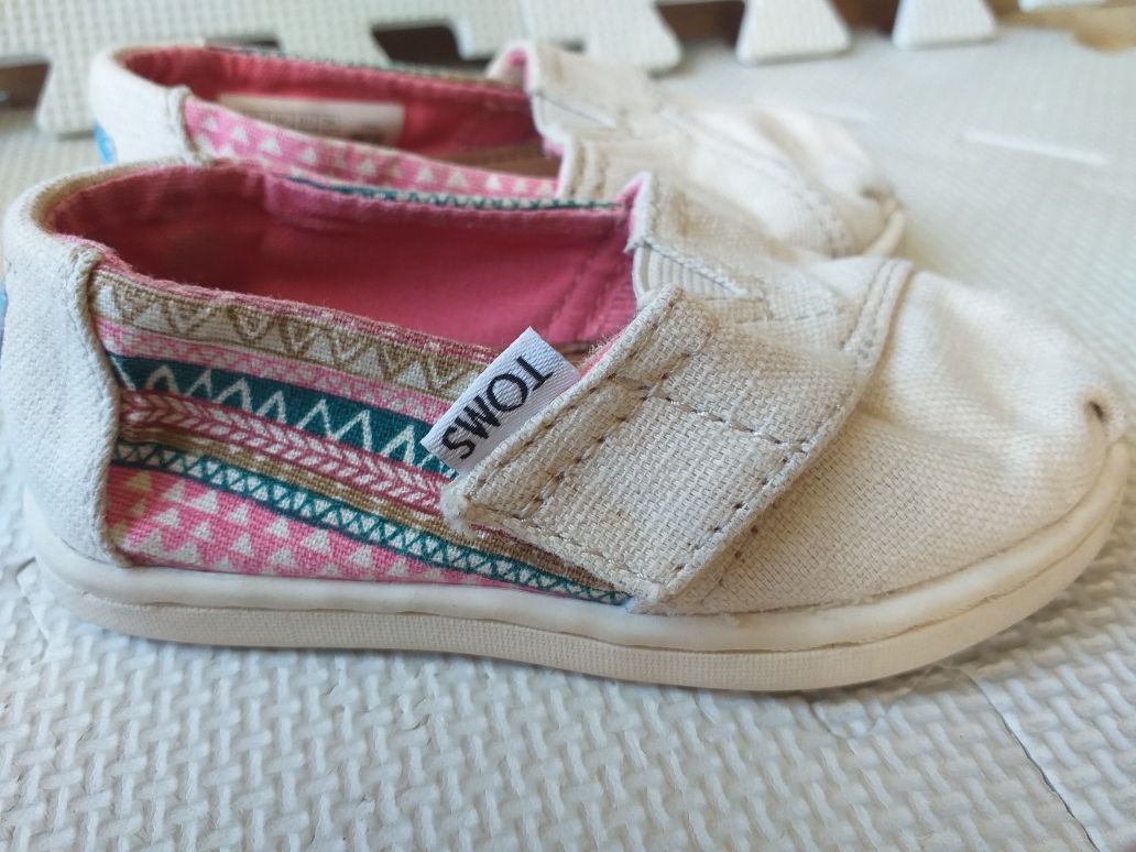 Buty espadryle Toms 21, dł wkładki 12 cm